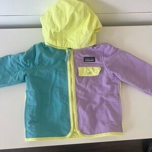 Patagonia color block wind breaker